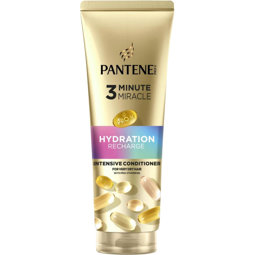 Кондиціонер для волосся Pantene Pro-V 3 Minute Miracle Hydration Recharge 220 мл (8700216938860)