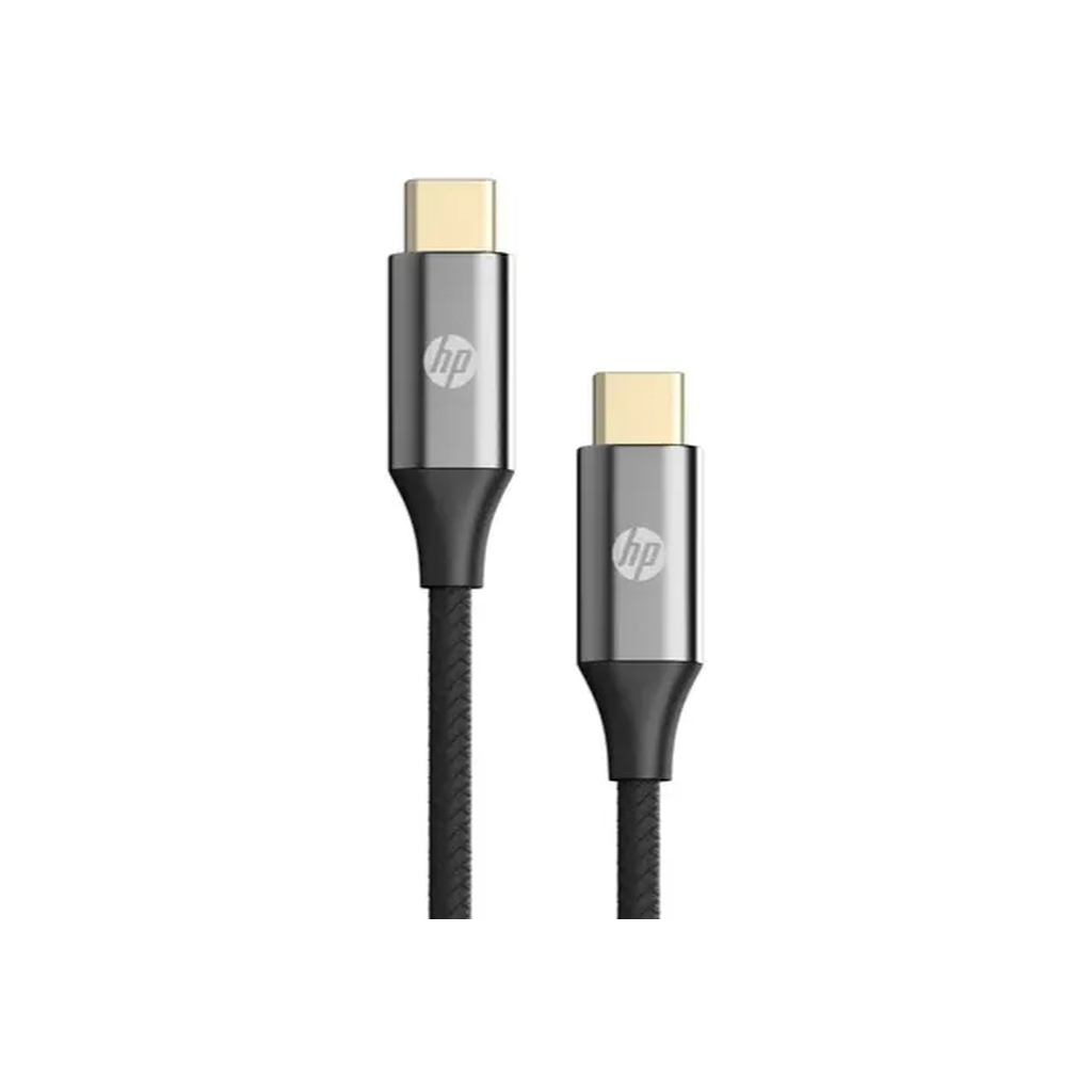 Дата кабель USB-C to USB-C 1.0m USB 3.1 PD 3A 60W HP (HP_DHC-TC109-1M) Дата кабель USB-C to USB-C 1.0m USB 3.1 PD 3A 60W HP (HP_DHC-TC109-1M)