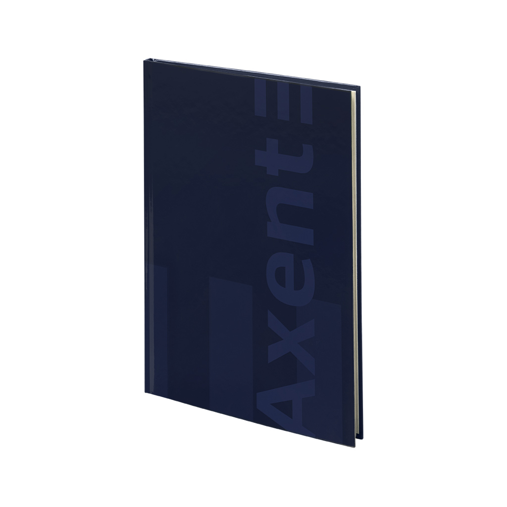 Книга записна Axent A4 One color, 96 аркушів клітинка, синій (8426-3-A) Книга записна Axent A4 One color, 96 аркушів клітинка, синій (8426-3-A)