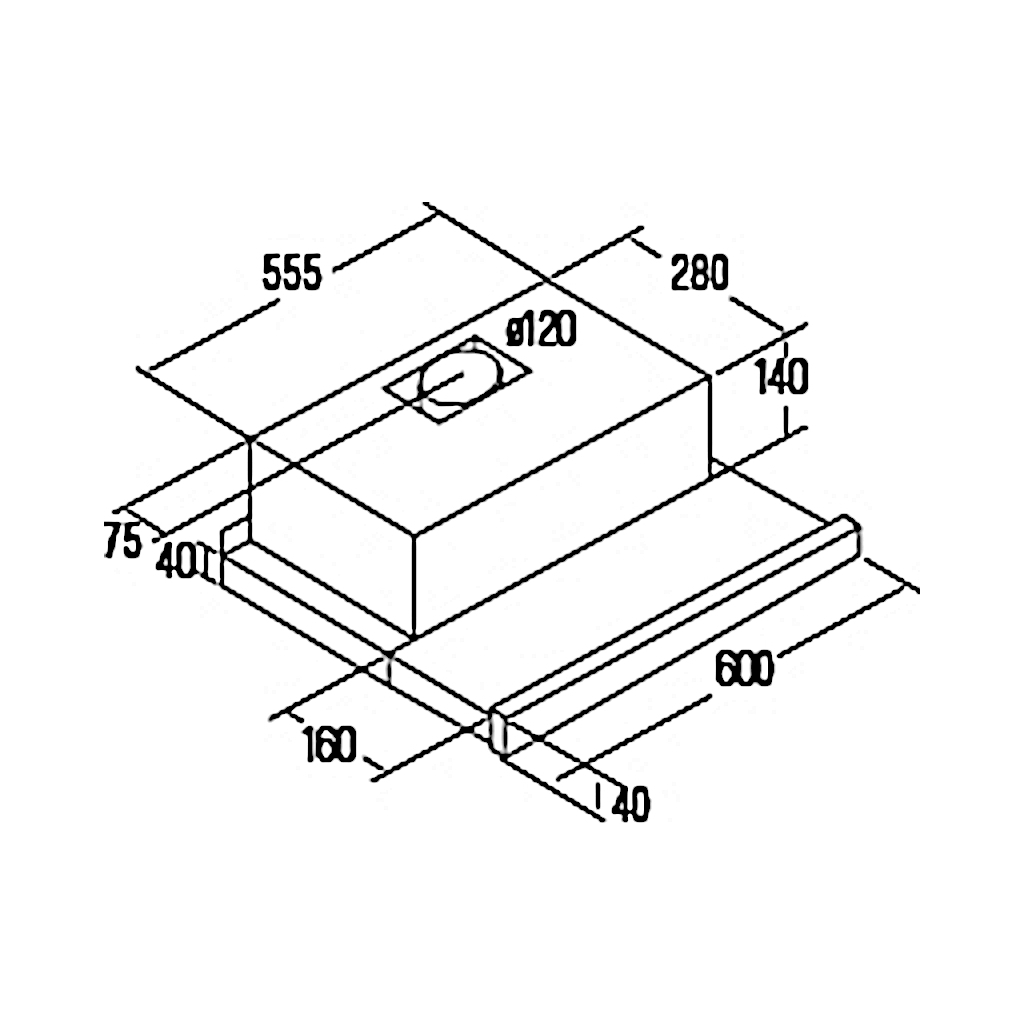 Витяжка кухонна Cata TFK 6005 White (02034505)