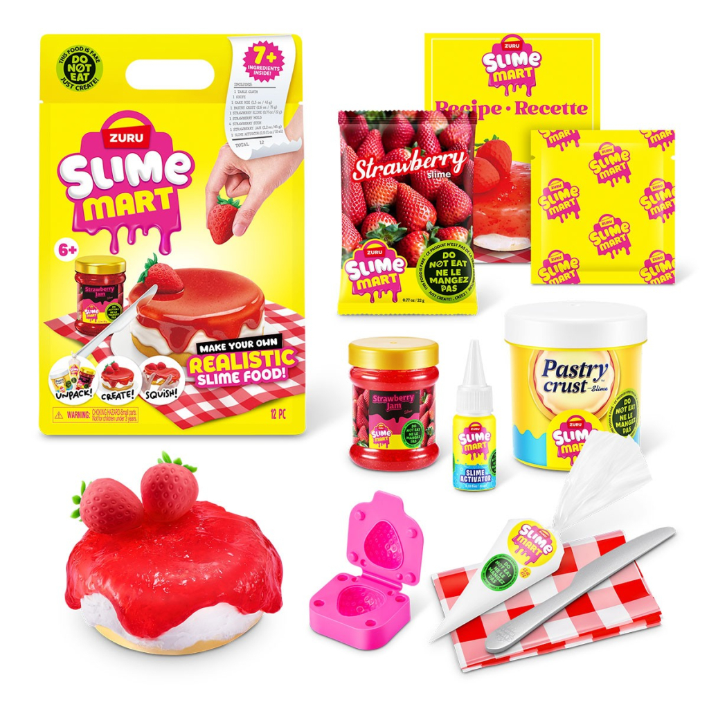 Ігровий набір Slime Mart Shopping Bag Полуничний чизкейк (15901A)