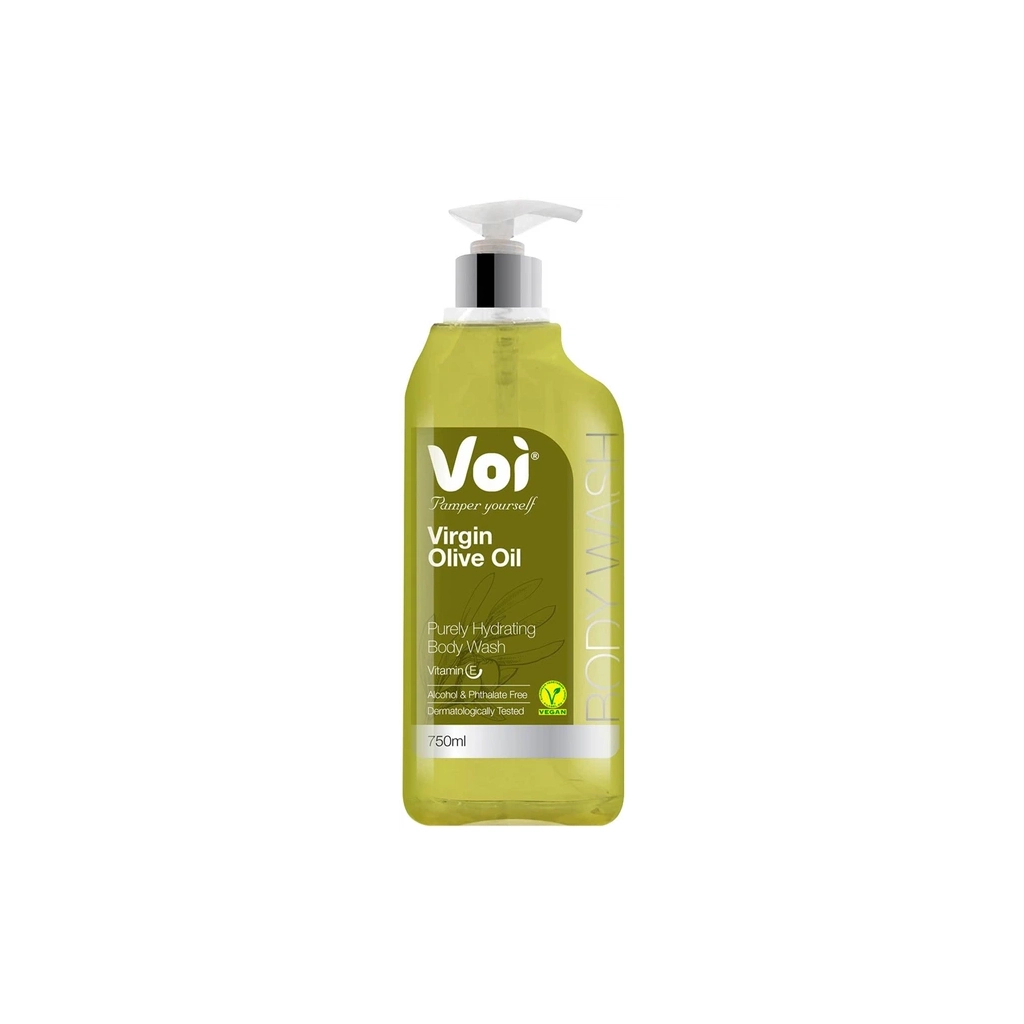 Гель для душу Voi Pamper Yourself Virgin Olive Oil Purely Hydrating Body Wash 750 мл (8681608223484)