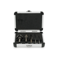 A set of drills YOSO step, step Premium black HSS1/4-1-3/8"; 3/16-7/8"; 1/4-3/4"; 1/8-1/2"; 3/16-1/2”, m (YT28262)