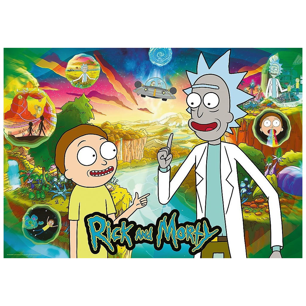 Пазл Trefl Premium Plus Рік і Морті, 1000 елементів (5900511108385)