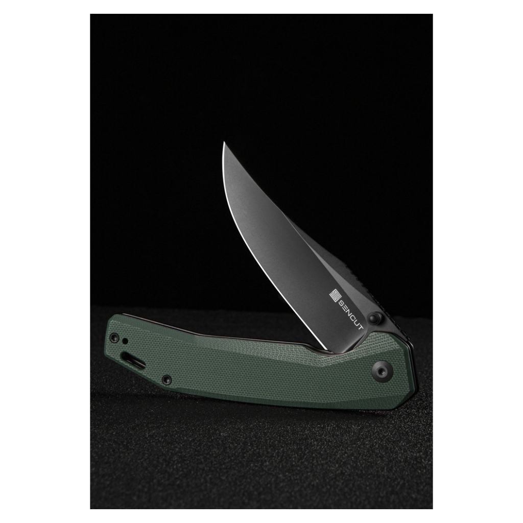 Ніж Sencut Vornix, Green G10, Black Stonewash (S25038-1) Ніж Sencut Vornix, Green G10, Black Stonewash (S25038-1)