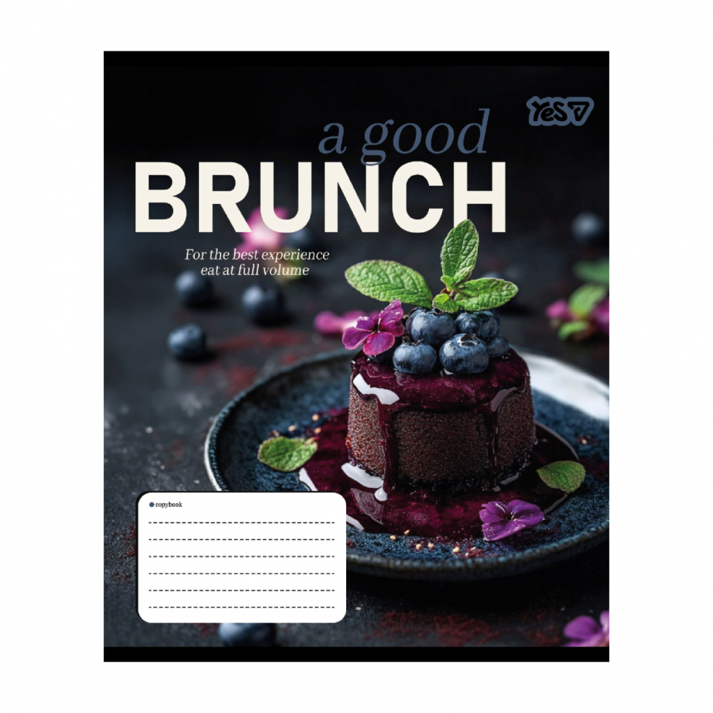 Зошит Yes Brunch А5 24 аркушів клітинка (769100) Зошит Yes Brunch А5 24 аркушів клітинка (769100)