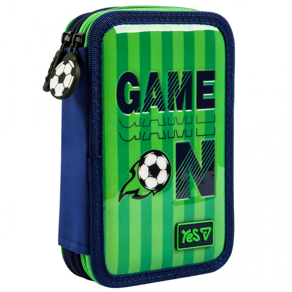 Пенал Yes твердий подвійний Football Fan HP-01 (533714)