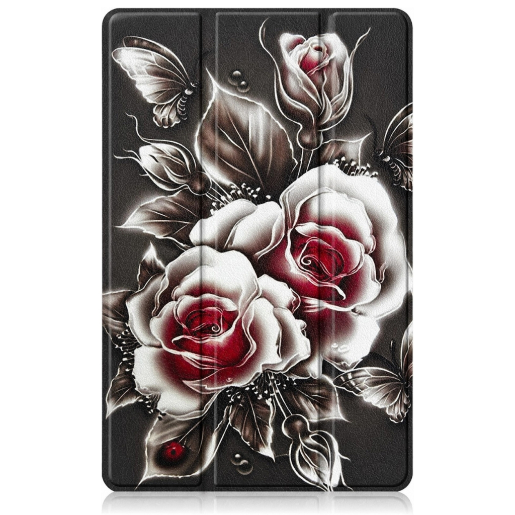 Чохол до планшета BeCover Smart Case Samsung Galaxy Tab S9 (SM-X710/SM-X716) / S9 FE (SM-X510/SM-X516B) 11.0" Black Rose (715922)