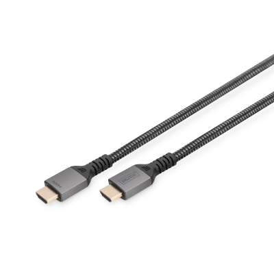 Кабель мультимедійний HDMI M to HDMI M 2.0m V2.1 8K60Hz 48Gbps black Digitus (DB-330200-020-S)
