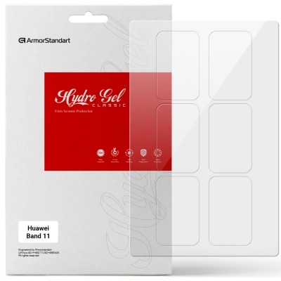 Плівка захисна Armorstandart hydrogel Huawei Band 11 6 pcs (ARM93574)
