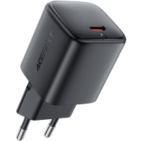 Зарядний пристрій Acefast USB-C 45W GaN black (6974316285007)