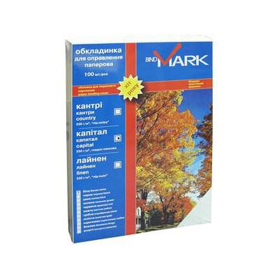 Обкладинка для палітурки bindMARK карт. Кантри А4 230г/м2 (100 шт.) бежевая (41707) Обкладинка для палітурки bindMARK карт. Кантри А4 230г/м2 (100 шт.) бежевая (41707)