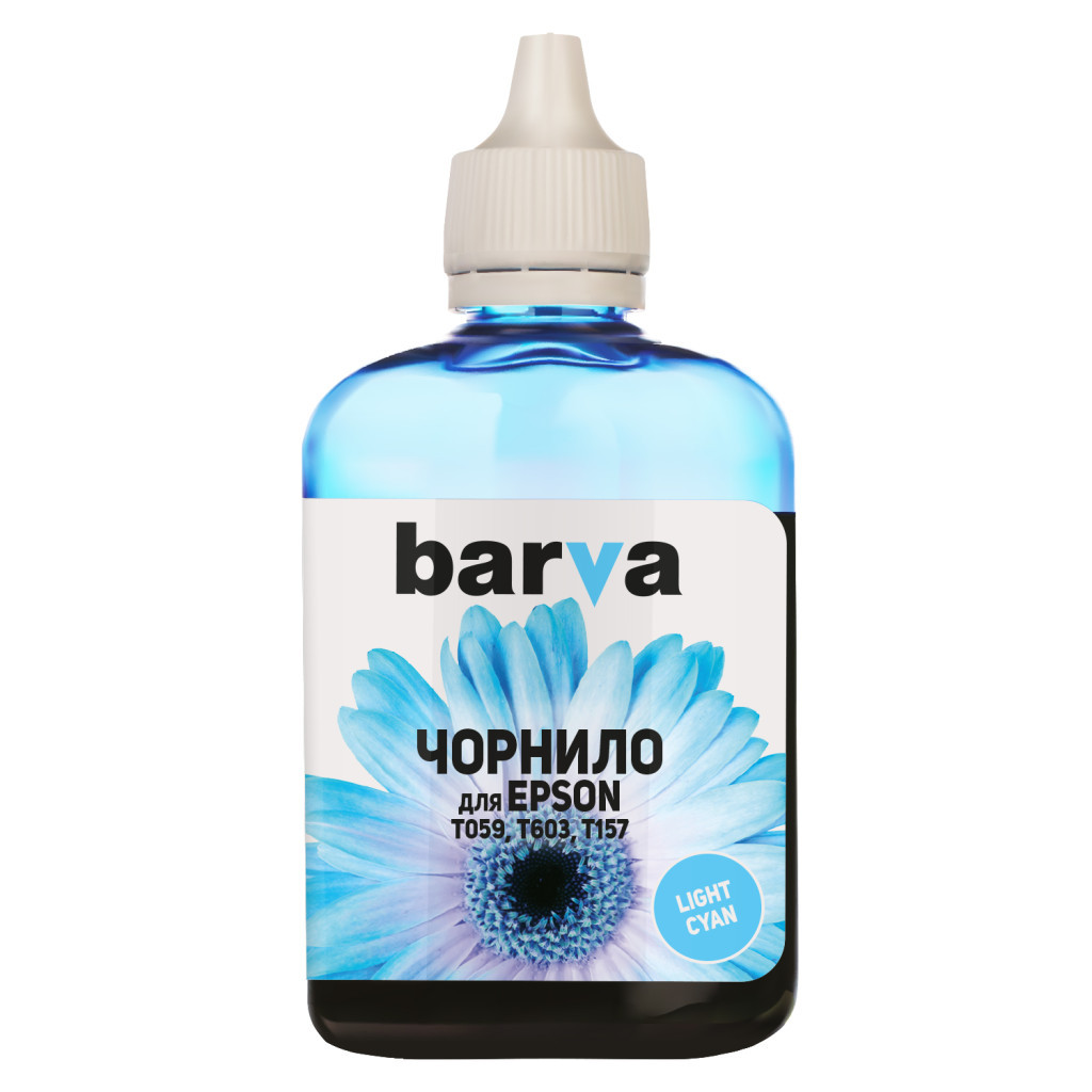 Чорнило Barva Epson E059 100 мл, LCyan (E059-451) Чорнило Barva Epson E059 100 мл, LCyan (E059-451)