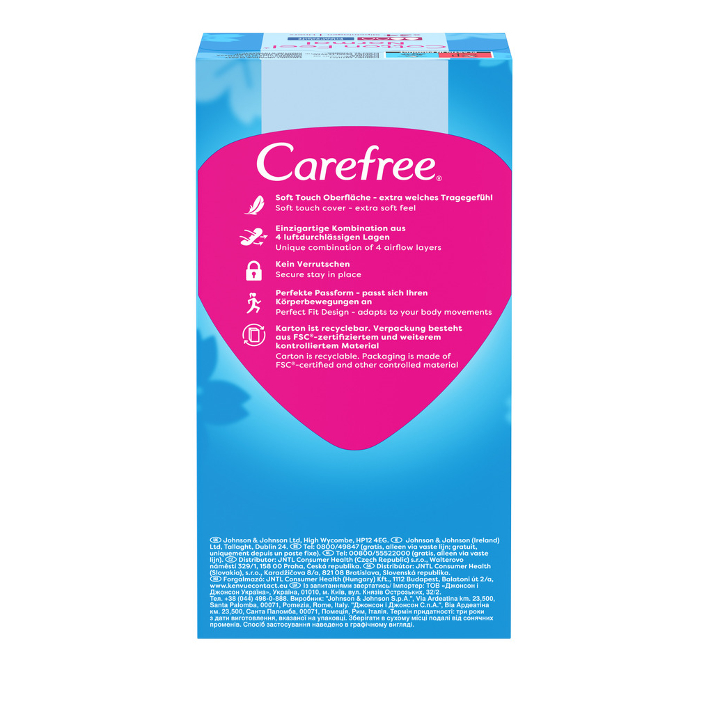Щоденні прокладки Carefree Cotton Fresh 34 шт. (3574661064307/3574661565071/8002110312365)