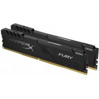 Модуль пам'яті для комп'ютера DDR4 8GB (2x4GB) 2666 MHz HyperX Fury Black Kingston Fury (ex.HyperX) (HX426C16FB3K2/8)