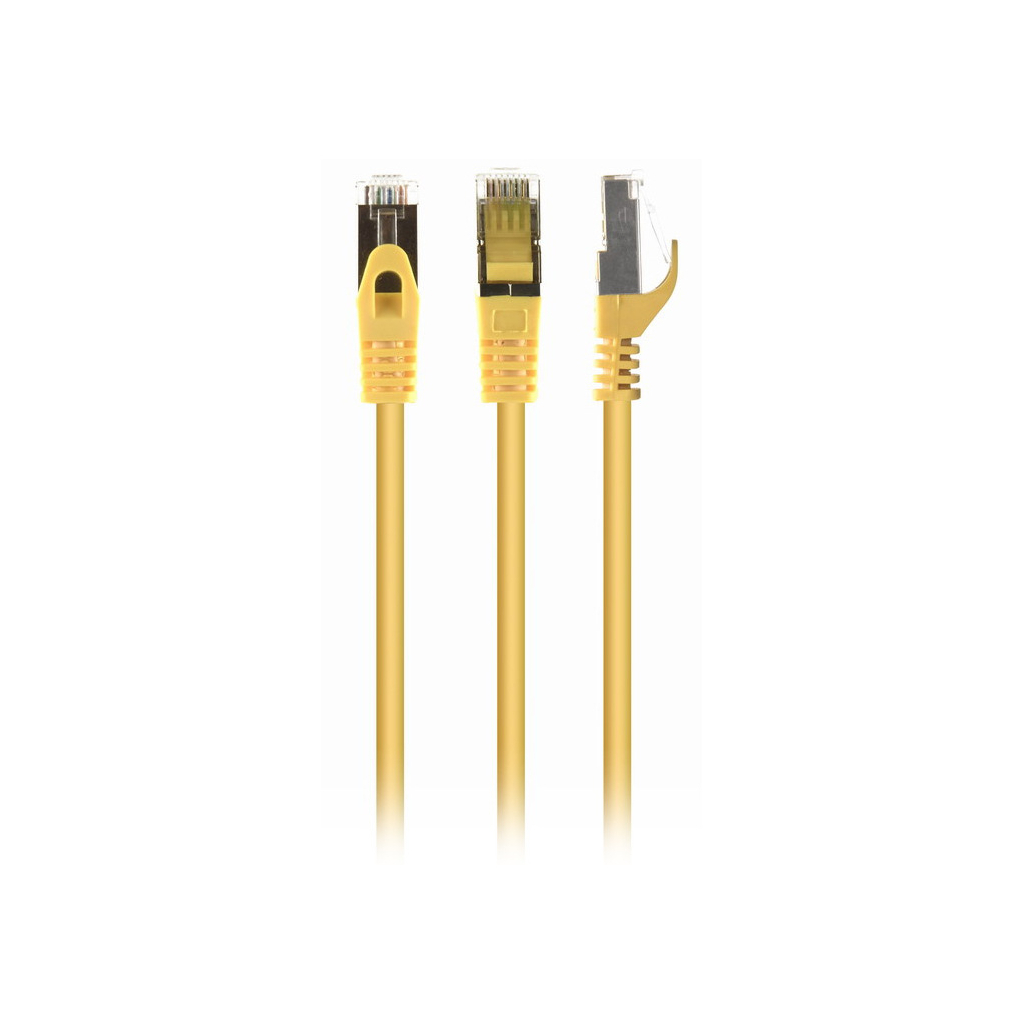 Патч-корд 5м S/FTP Cat 6A CU LSZH yellow Cablexpert (PP6A-LSZHCU-Y-5M)