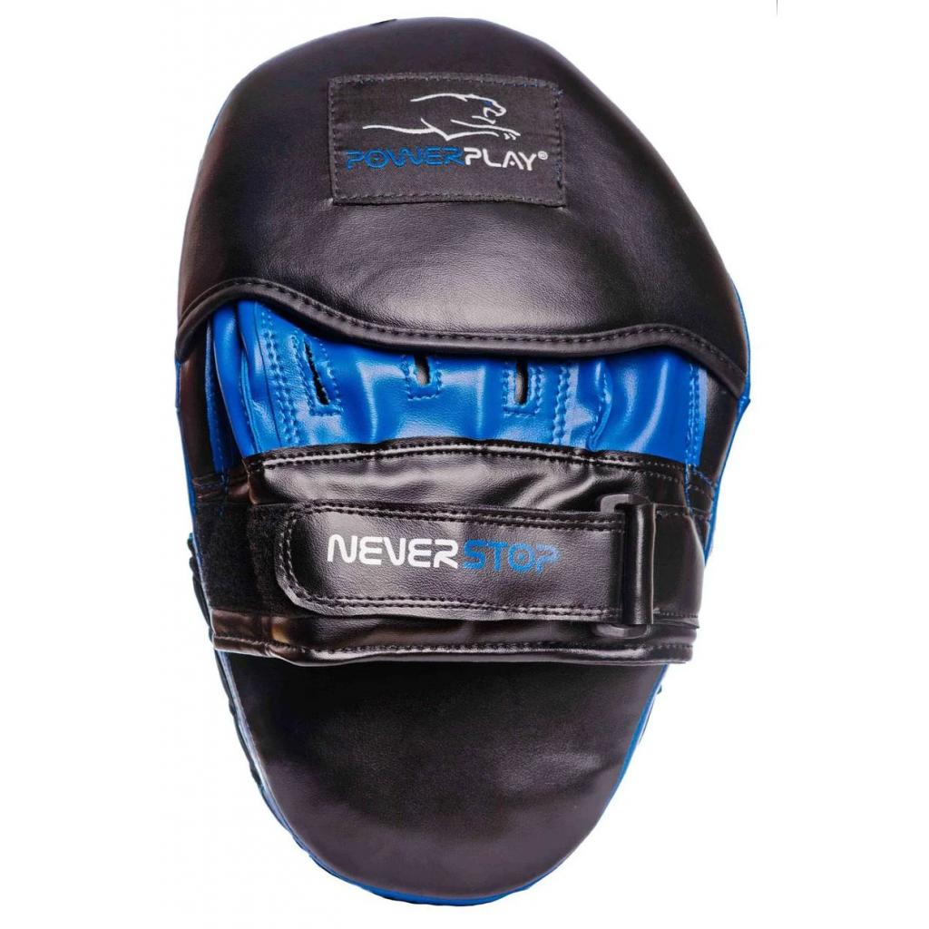 Лапи боксерські PowerPlay 3051 PU Black/Blue (PP_3051_Blue)