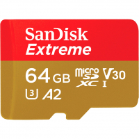 Карта пам'яті SanDisk 64GB microSDHC class 10 UHS-I A2 V30 Extreme (SDSQXA2-064G-GN6GN)