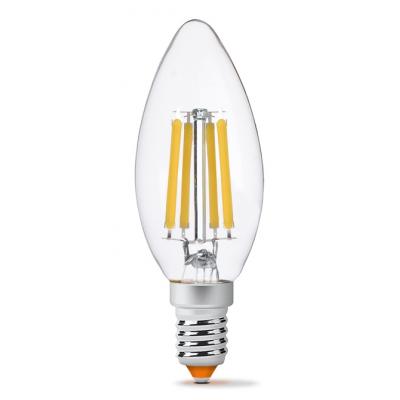 Light bulb Videx Filament C37F 6W E14 3000K 220V (VL-C37F-06143)