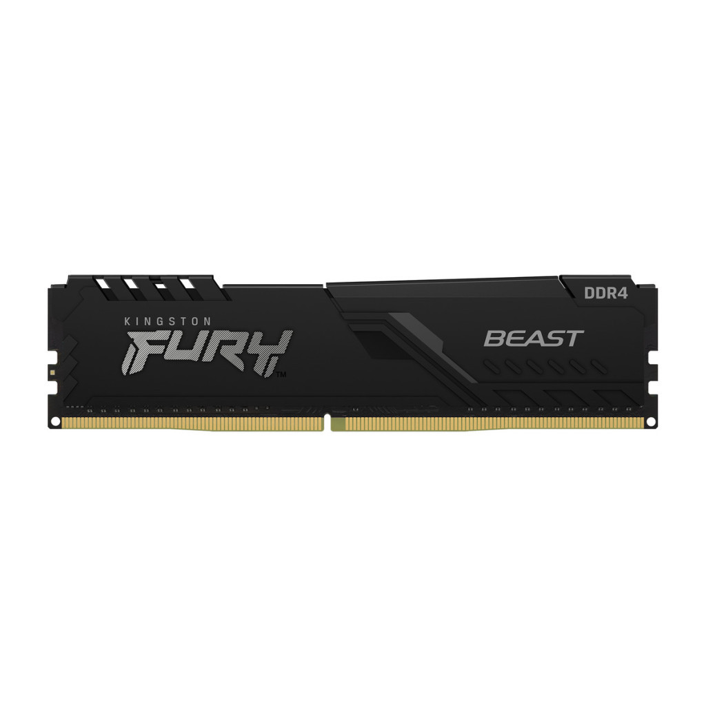 Модуль пам'яті для комп'ютера DDR4 16GB 3733 MHz Fury Beast Black Kingston Fury (ex.HyperX) (KF437C19BB1/16)