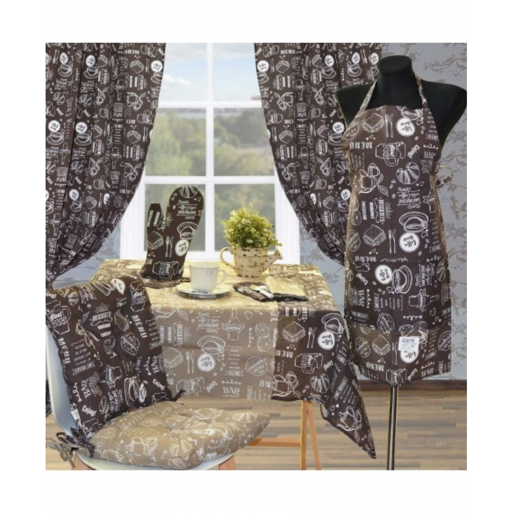 Скатертина Прованс Brown Breakfast 136х220 см (11065) Скатертина Прованс Brown Breakfast 136х220 см (11065)