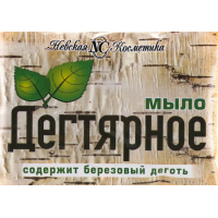 Hard soap Nevskaya cosmetics Tar 4 x 100 g (4600697101927)