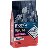 Dry food for dogs Monge Dog Bwild Low Grain Puppy&Junior venison 2.5 kg (8009470011853)
