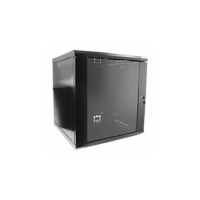 Wall cabinet Hypernet 12U 19" 600x600 (WMNC66-12U-FLAT-AC-BLACK)