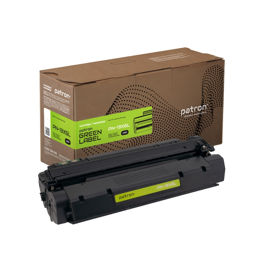 Картридж Patron HP 13X (Q2613X) Green Label (PN-13XGL) Картридж Patron HP 13X (Q2613X) Green Label (PN-13XGL)