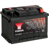 Car battery Yuasa 12V 60Ah SMF Battery (YBX3075)
