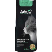 Toilet filler AnimAll Wooden with mint aroma 2.8 kg (138870)