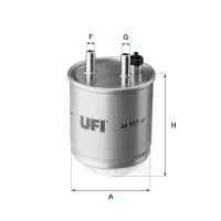 Fuel filter UFI 24.117.00