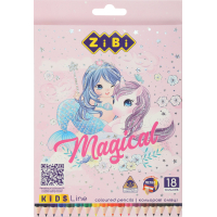 Colored pencils ZiBi Kids line-2 Magic 18 colors (ZB.2449)