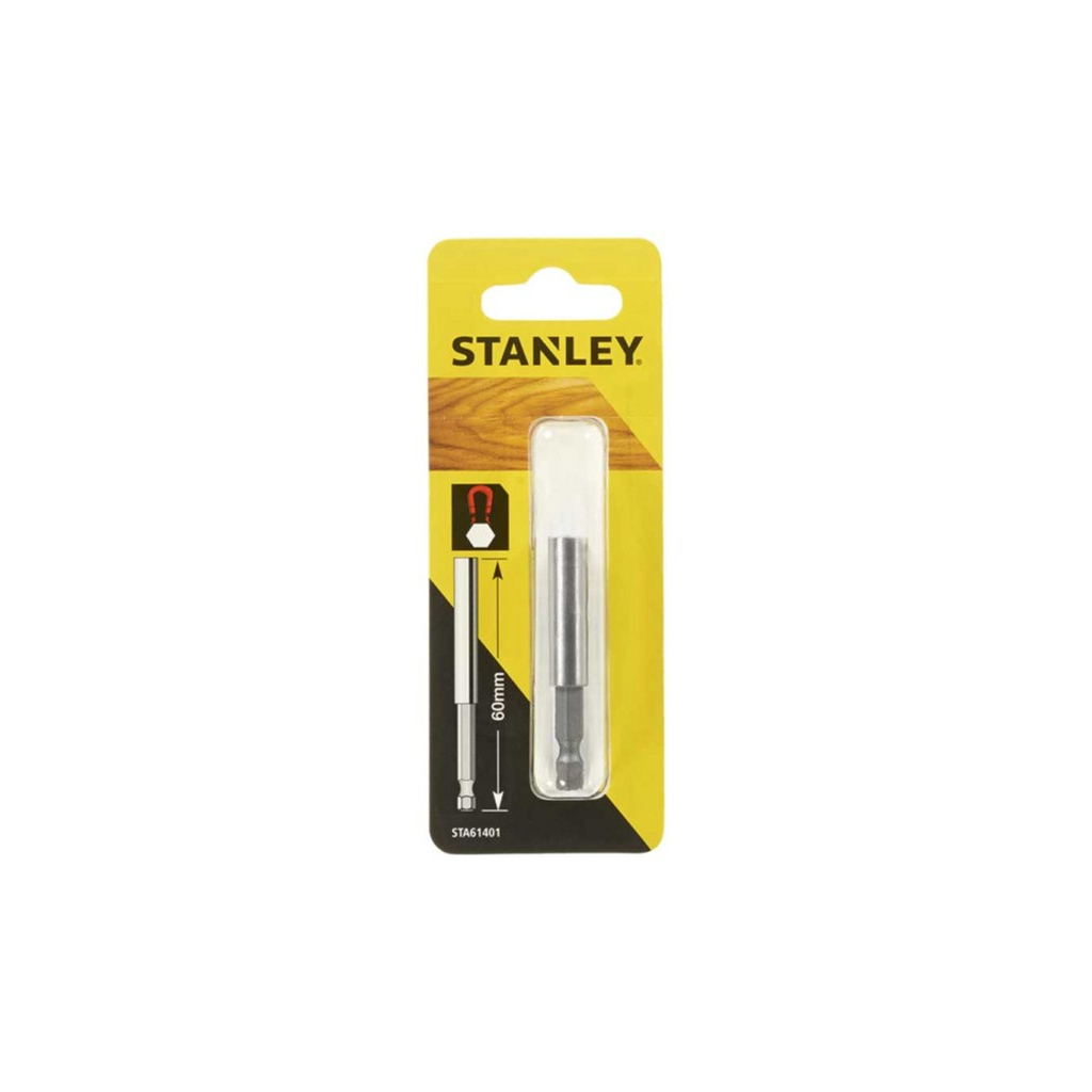 Тримач для біт Stanley L= 60 мм, хвостовик 1/4", 6.3 мм (STA61401)