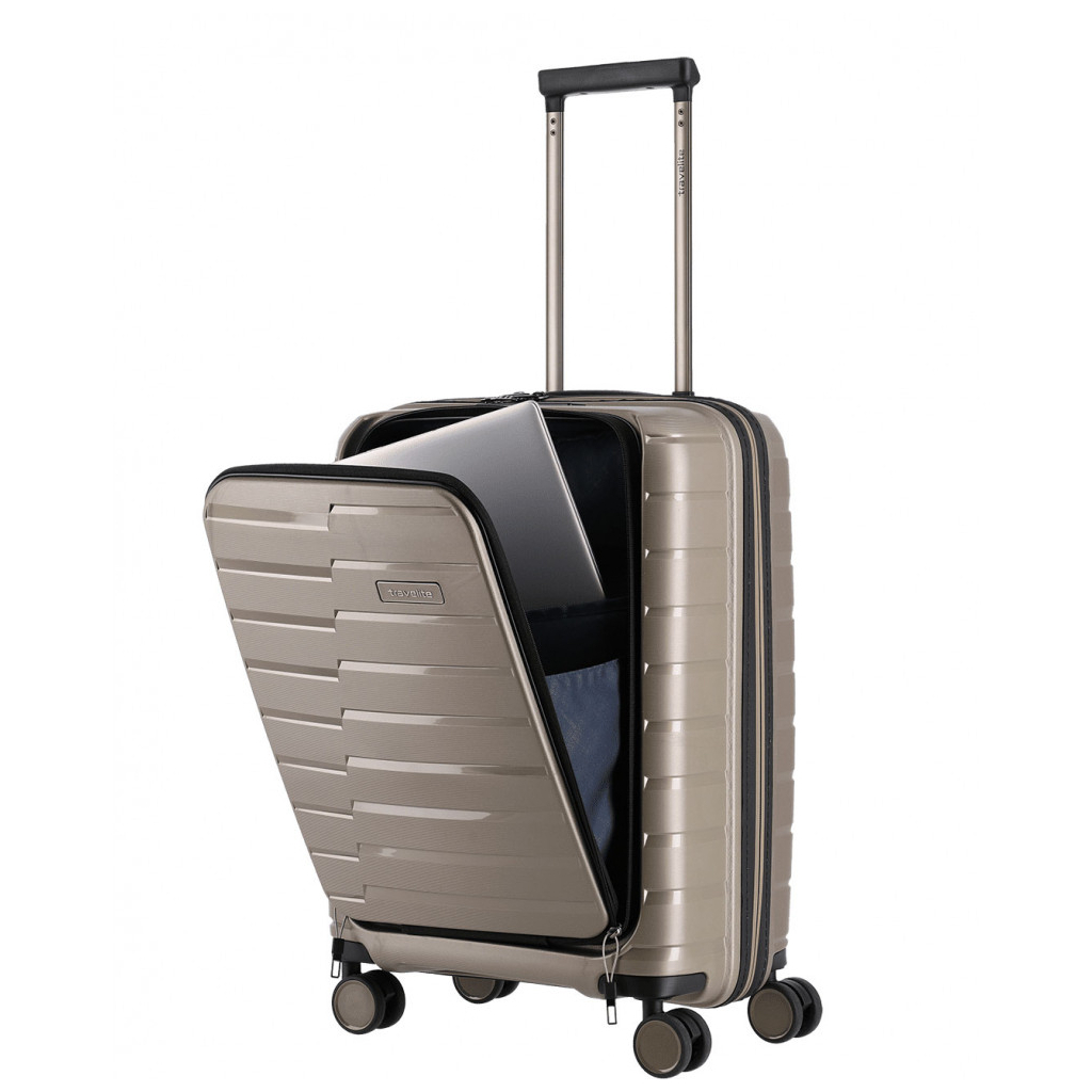 Валіза Travelite Air Base Champagne S Notebook 15,6" (TL075346-40)
