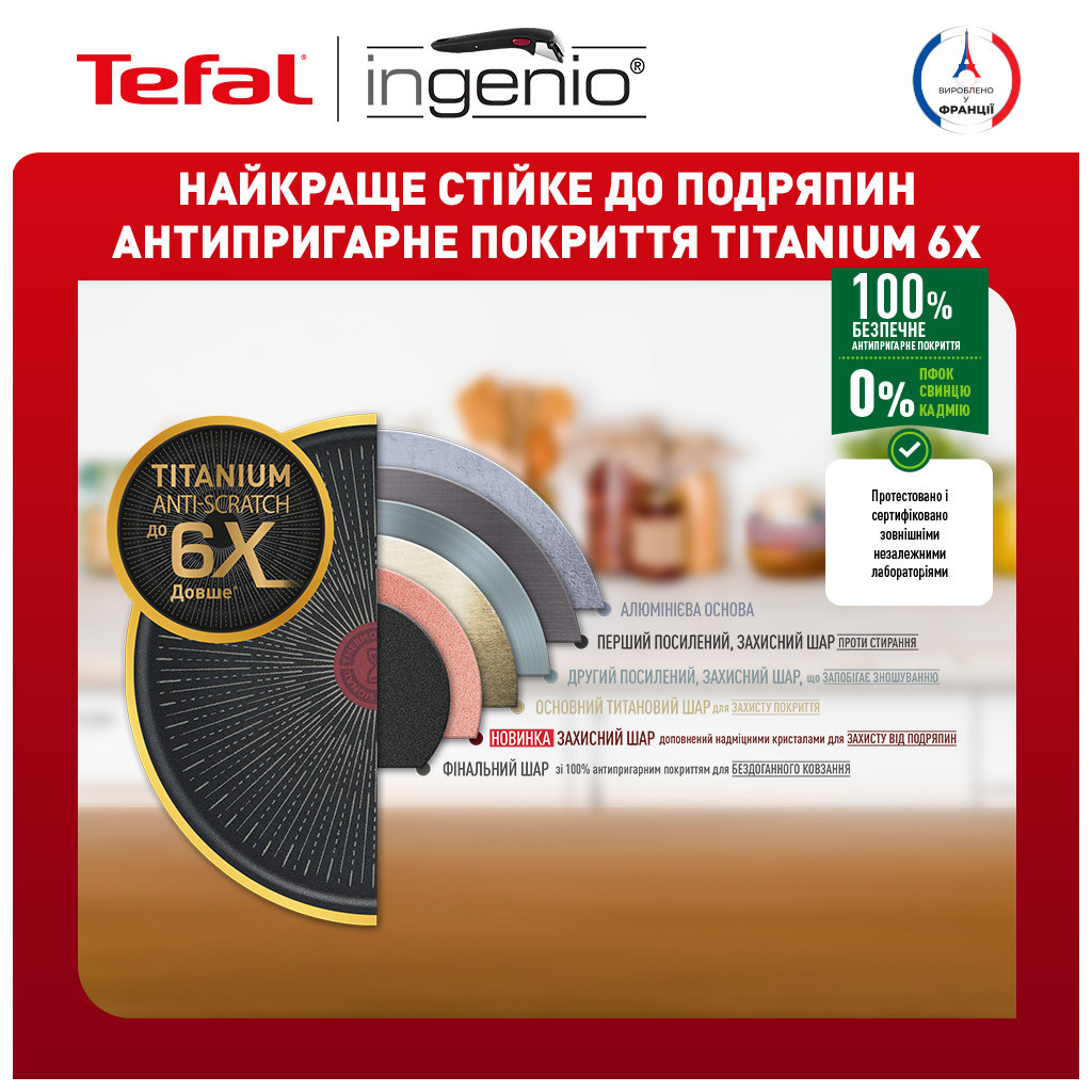 Набір сковорідок Tefal Ingenio Unlimited (L7638942)