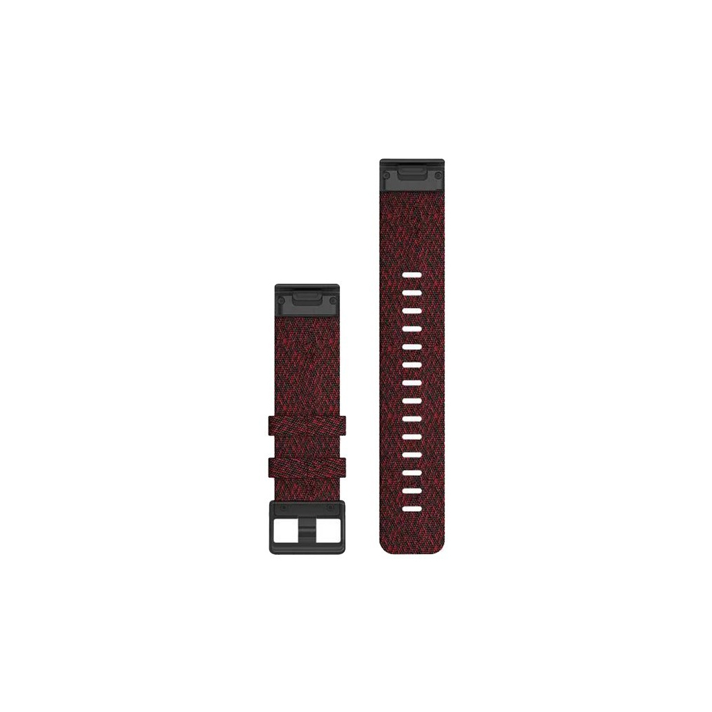 Ремінець до смарт-годинника Garmin fenix 6 22mm QuickFit Heathered Red Nylon (010-12863-06) Ремінець до смарт-годинника Garmin fenix 6 22mm QuickFit Heathered Red Nylon (010-12863-06)
