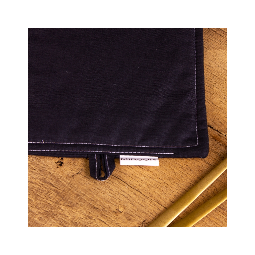 Кухонна прихватка MirSon Бязь 16-9000 Black Stone (2200006753650) Кухонна прихватка MirSon Бязь 16-9000 Black Stone (2200006753650)