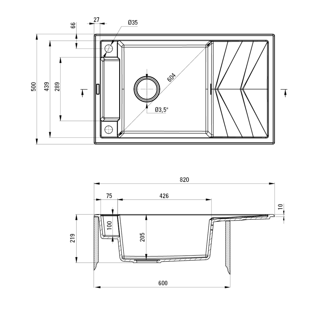 Мийка кухонна Deante Magnetic (ZRM S113) Мийка кухонна Deante Magnetic (ZRM S113)
