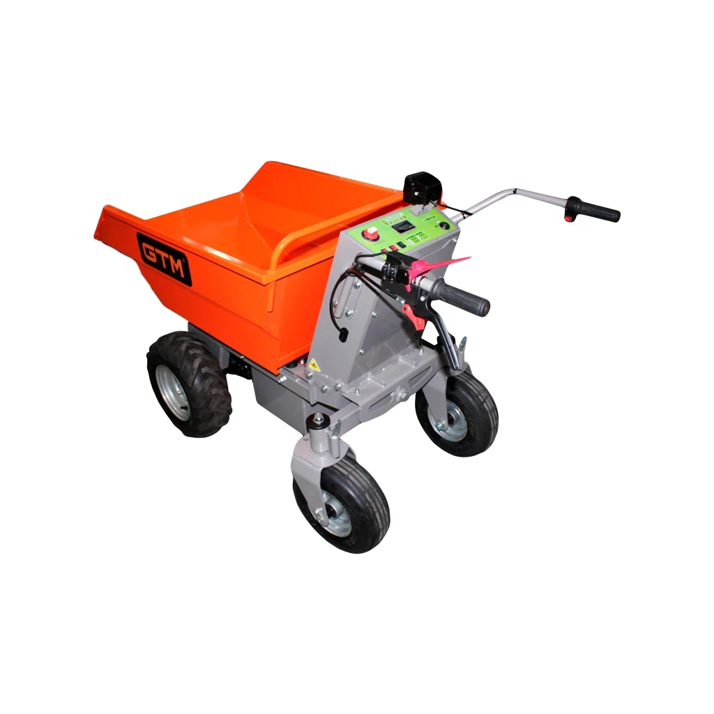 Візок вантажний GTM самохідний на колесах (дампер) 500кг/акк. 32Ah (E50M/32A)