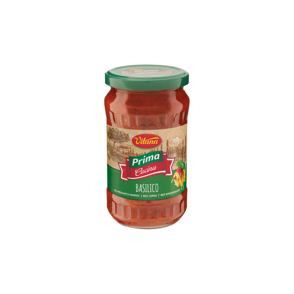 Соус Vitana Basilico 350 г (8593837266845)
