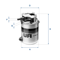 Fuel filter UFI 24.095.04