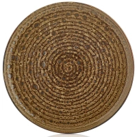 Plate By Bone Cowry Yellow 21 cm (CW-YL-ZT-21-DZ)