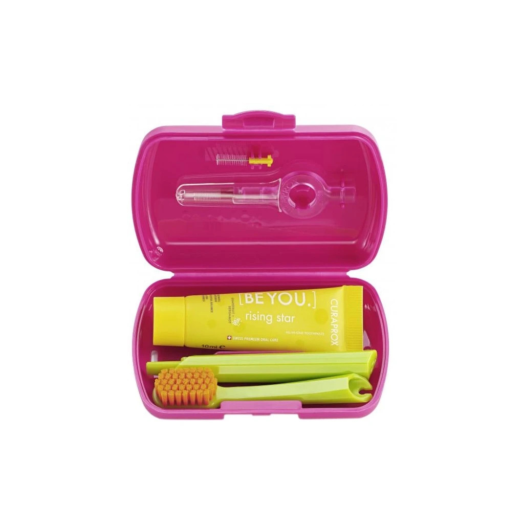 Набір косметики Curaprox Be You Red Дорожній гігієнічний (7612412429909)
