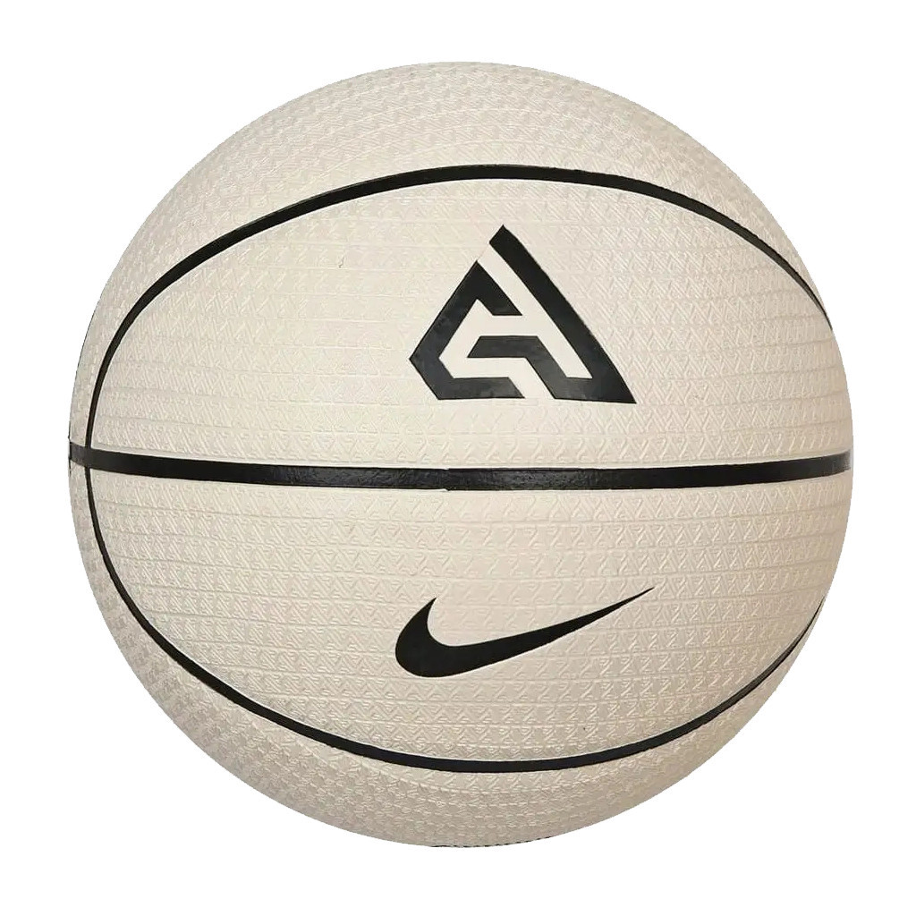 М'яч баскетбольний Nike Playground 8P 2.0 G Antetokounmpo Deflated Pale N.100.4139.129.07 Уні 7 Молочний/Чорний (887791750532)