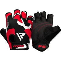 Gloves for fitness RDX F6 Sublimation Red L (WGS-F6R-L)