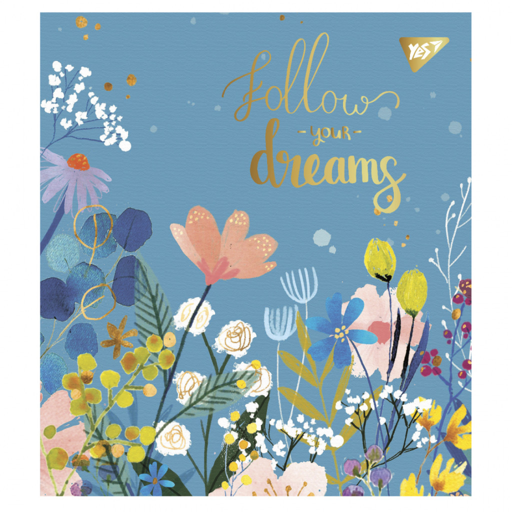 Зошит Yes А5 Follow your dreams 24 аркушів клітинка (766842)