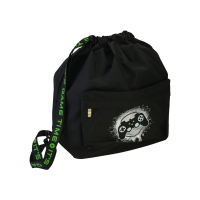 Cool For School Shoe Bag Black with Pocket (CF87312)