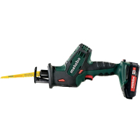 Saber saw Metabo SSE 18 LTX COMPACT 18V, stroke 13mm, 1.4kg (without battery and battery) (602266890)