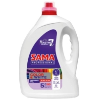 Washing gel Sama Professional Color & White Universal 5 kg (4820270630624)